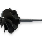 Shaft and wheel IH-02-0036